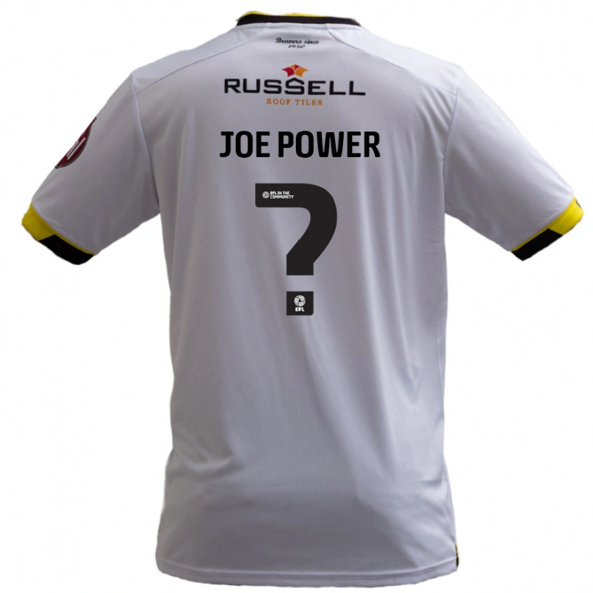 Danxen Kid John Joe Power #0 White Away Jersey 2024/25 T-Shirt