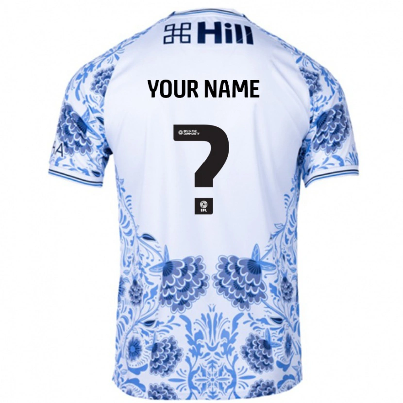 Danxen Kid Your Name #0 White Blue Away Jersey 2024/25 T-Shirt