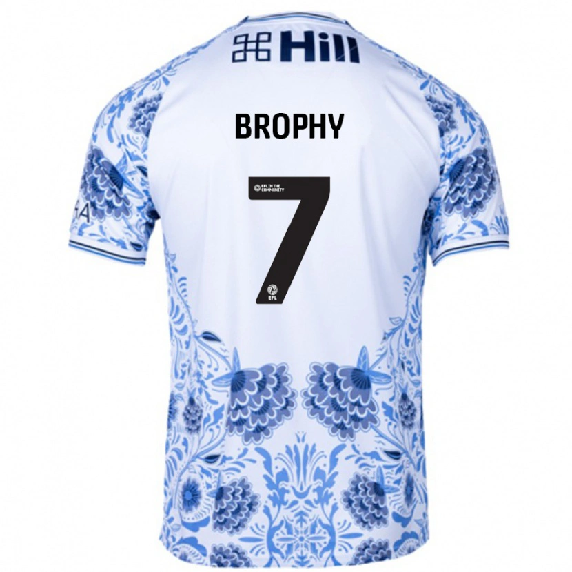 Danxen Kid James Brophy #7 White Blue Away Jersey 2024/25 T-Shirt