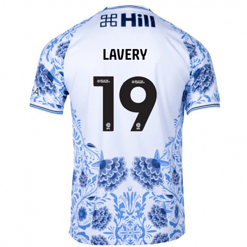 Danxen Kid Shayne Lavery #19 White Blue Away Jersey 2024/25 T-Shirt