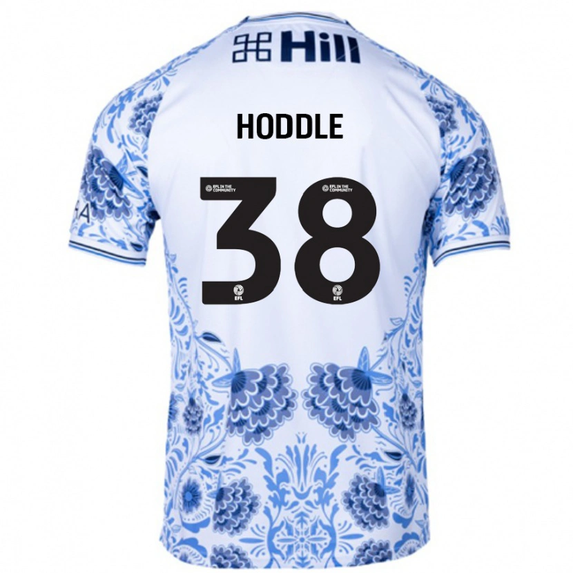 Danxen Kid George Hoddle #38 White Blue Away Jersey 2024/25 T-Shirt