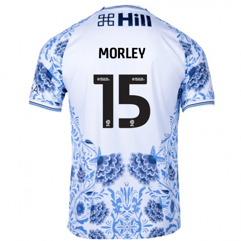 Danxen Kid Jess Morley #15 White Blue Away Jersey 2024/25 T-Shirt