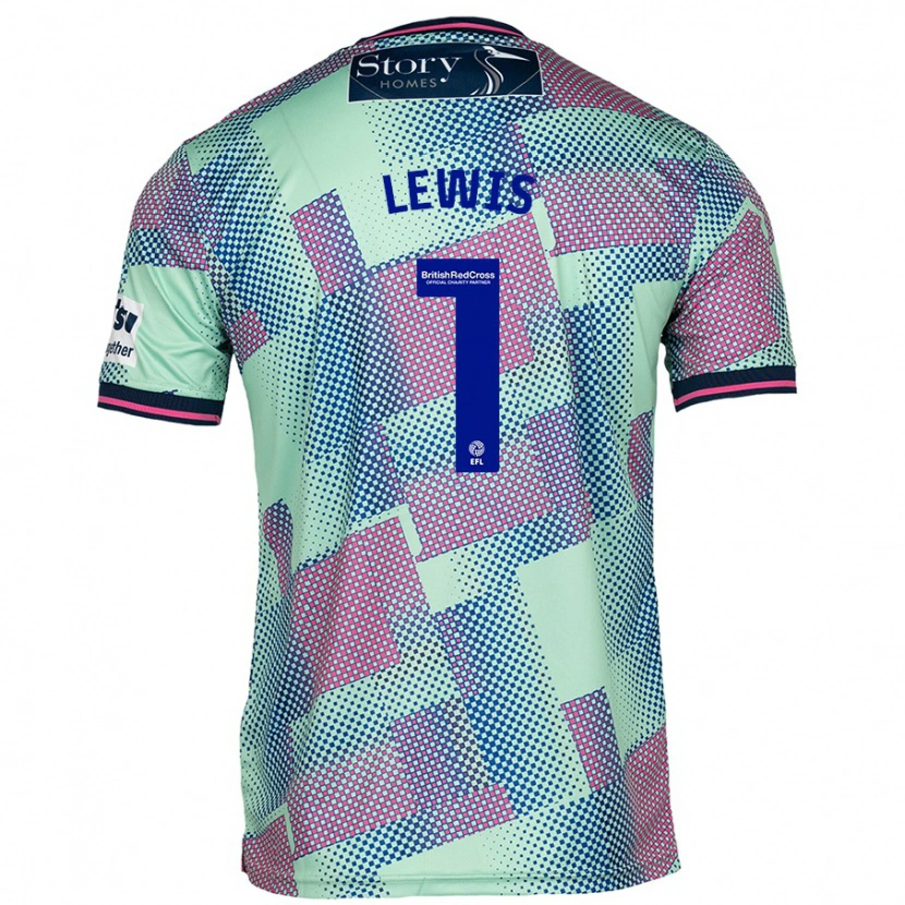 Danxen Kid Harry Lewis #1 Green Away Jersey 2024/25 T-Shirt