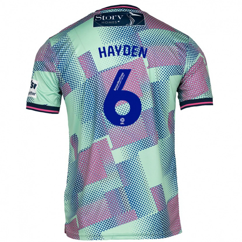 Danxen Kid Aaron Hayden #6 Green Away Jersey 2024/25 T-Shirt