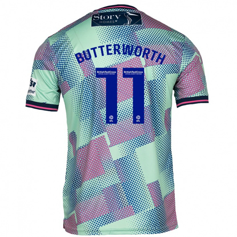 Danxen Kid Daniel Butterworth #11 Green Away Jersey 2024/25 T-Shirt