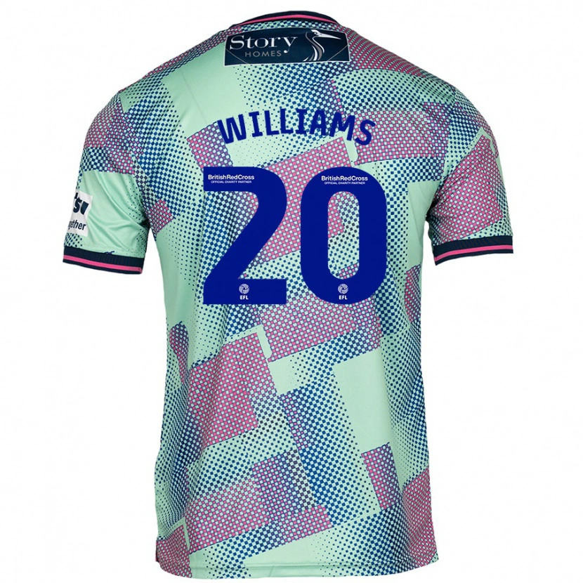 Danxen Kid Ben Williams #20 Green Away Jersey 2024/25 T-Shirt