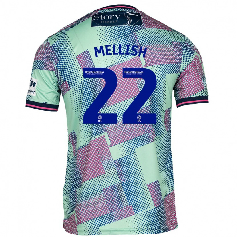 Danxen Kid Jon Mellish #22 Green Away Jersey 2024/25 T-Shirt