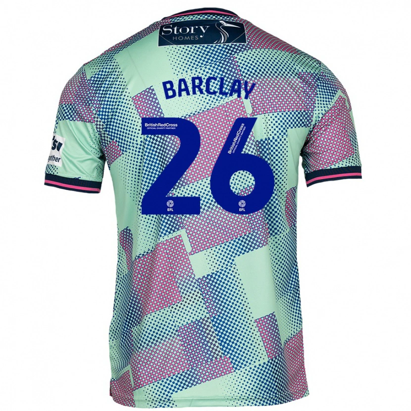 Danxen Kid Ben Barclay #26 Green Away Jersey 2024/25 T-Shirt