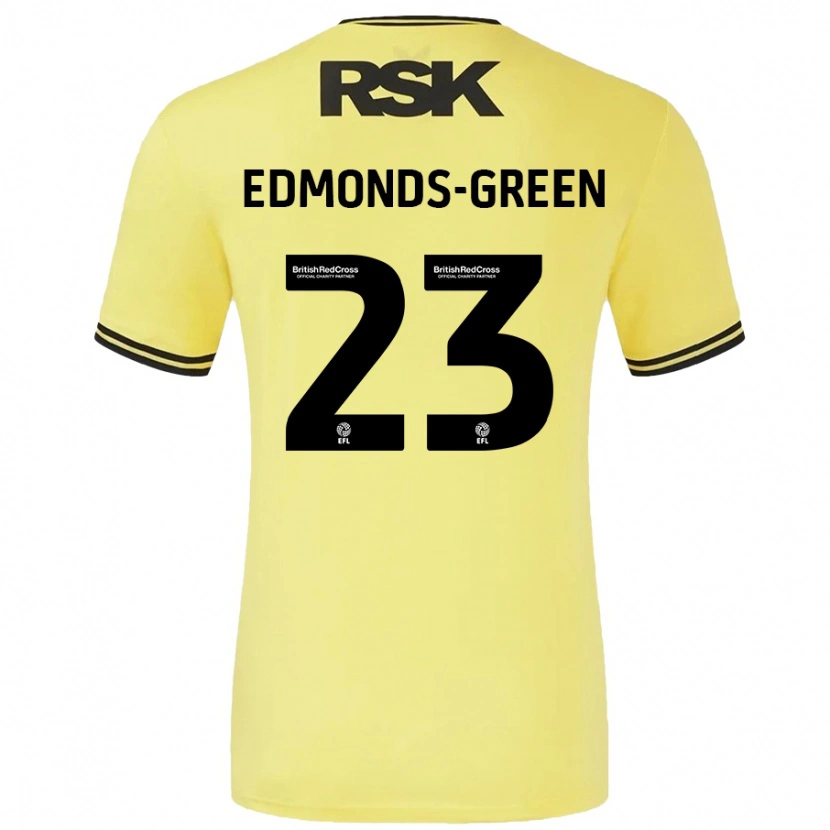 Danxen Kid Rarmani Edmonds-Green #23 Yellow Black Away Jersey 2024/25 T-Shirt