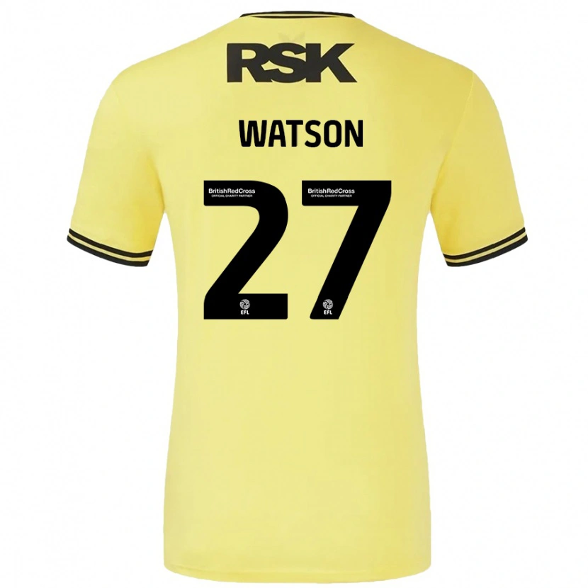 Danxen Kid Tennai Watson #27 Yellow Black Away Jersey 2024/25 T-Shirt