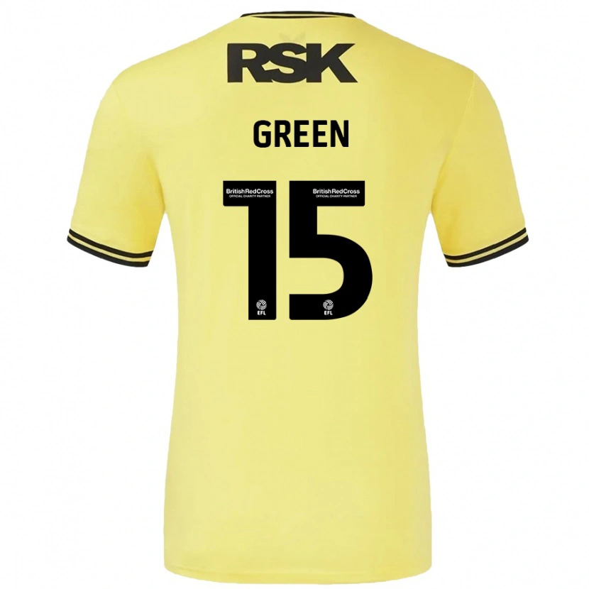 Danxen Kid Kayleigh Green #15 Yellow Black Away Jersey 2024/25 T-Shirt