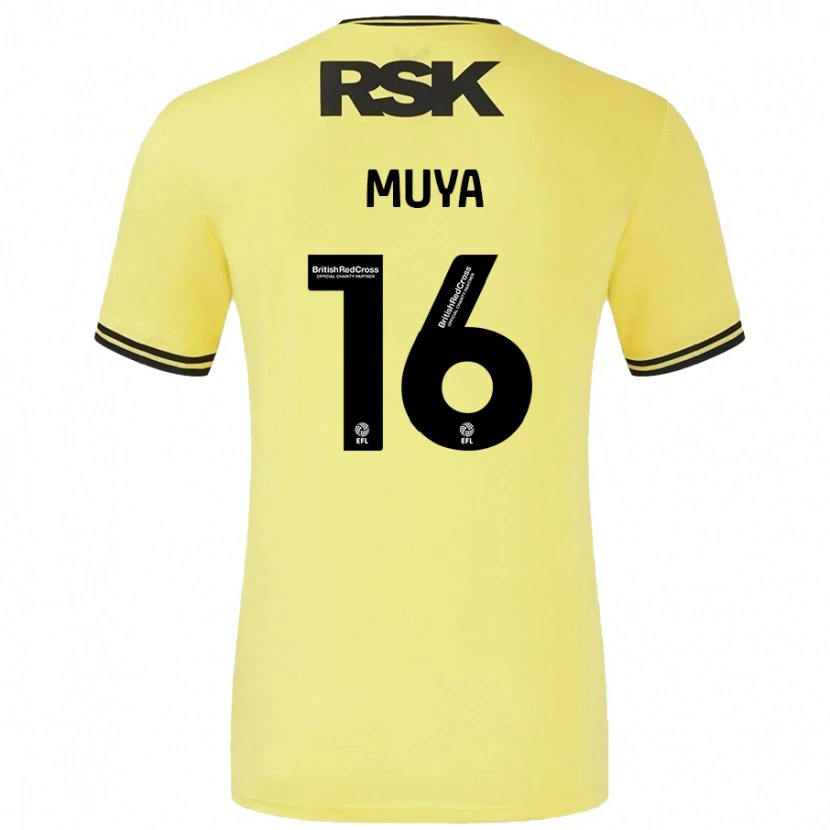 Danxen Kid Karin Muya #16 Yellow Black Away Jersey 2024/25 T-Shirt