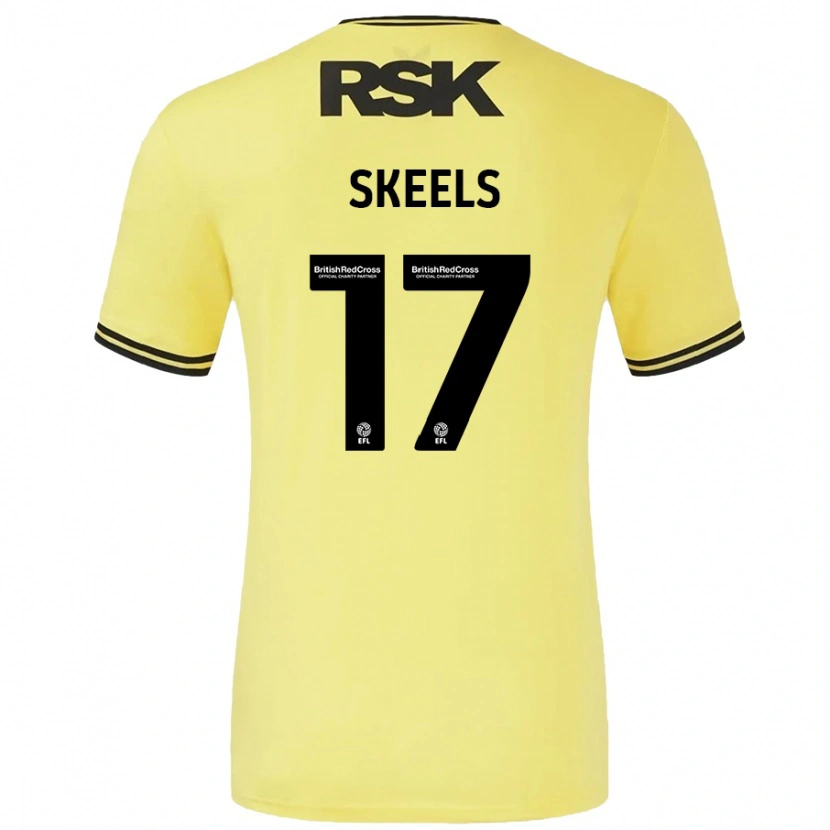 Danxen Kid Kiera Skeels #17 Yellow Black Away Jersey 2024/25 T-Shirt