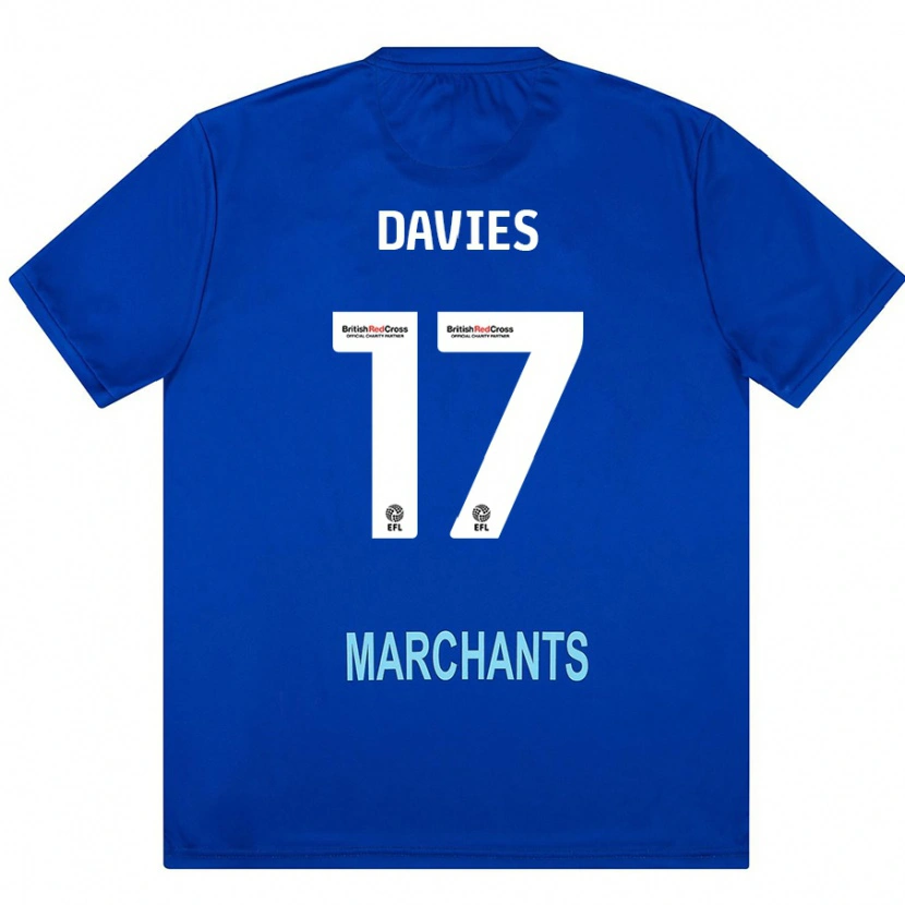 Danxen Kid Annabel Davies #17 Green Away Jersey 2024/25 T-Shirt