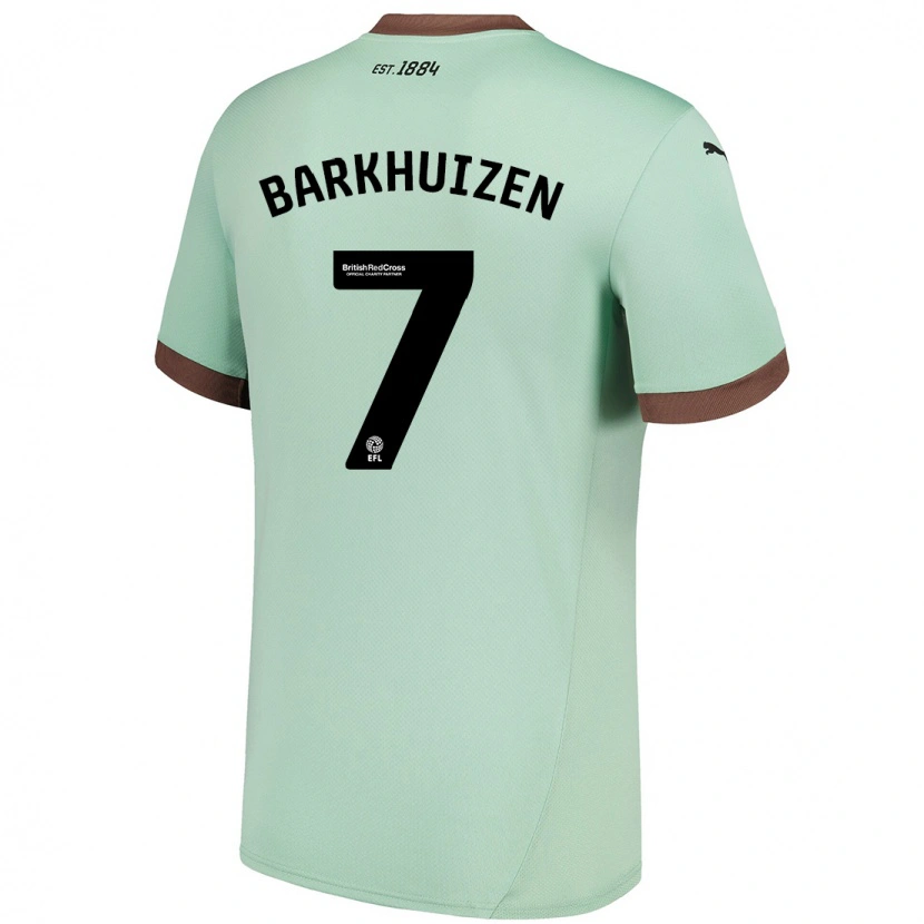 Danxen Kid Tom Barkhuizen #7 Pale Green Away Jersey 2024/25 T-Shirt