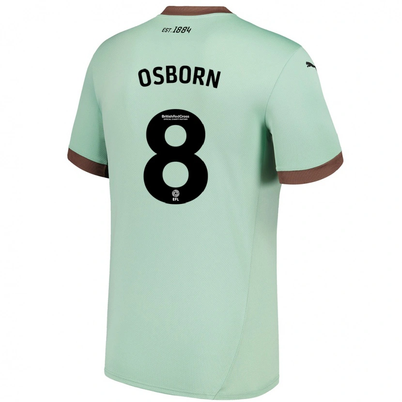 Danxen Kid Ben Osborn #8 Pale Green Away Jersey 2024/25 T-Shirt