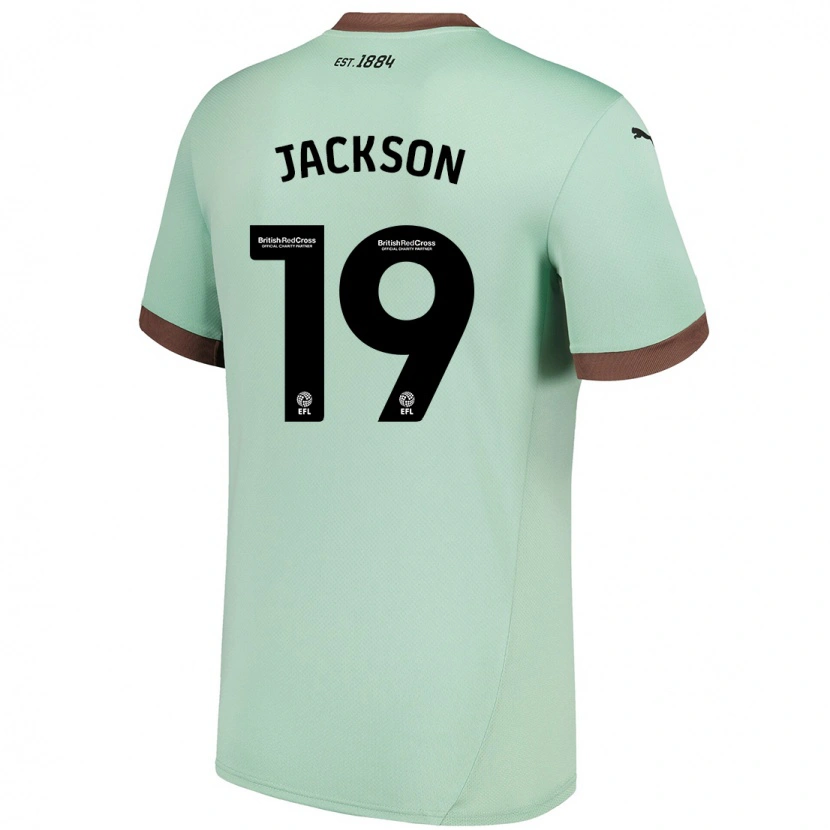 Danxen Kid Kayden Jackson #19 Pale Green Away Jersey 2024/25 T-Shirt