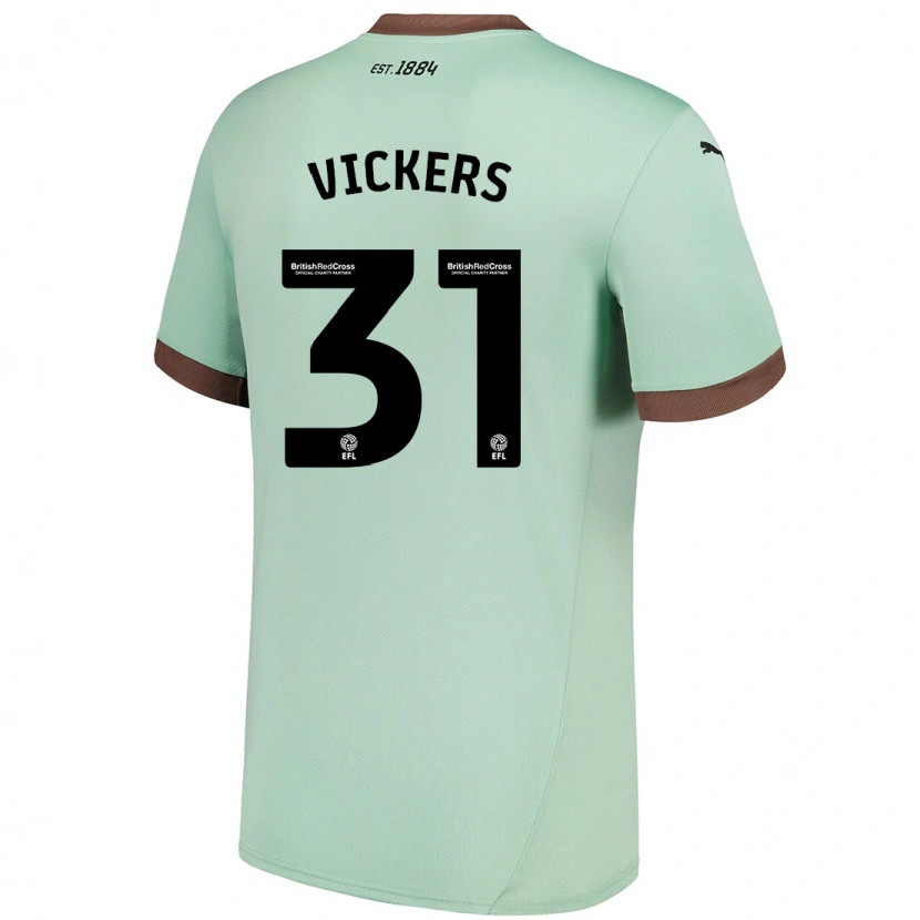 Danxen Kid Josh Vickers #31 Pale Green Away Jersey 2024/25 T-Shirt