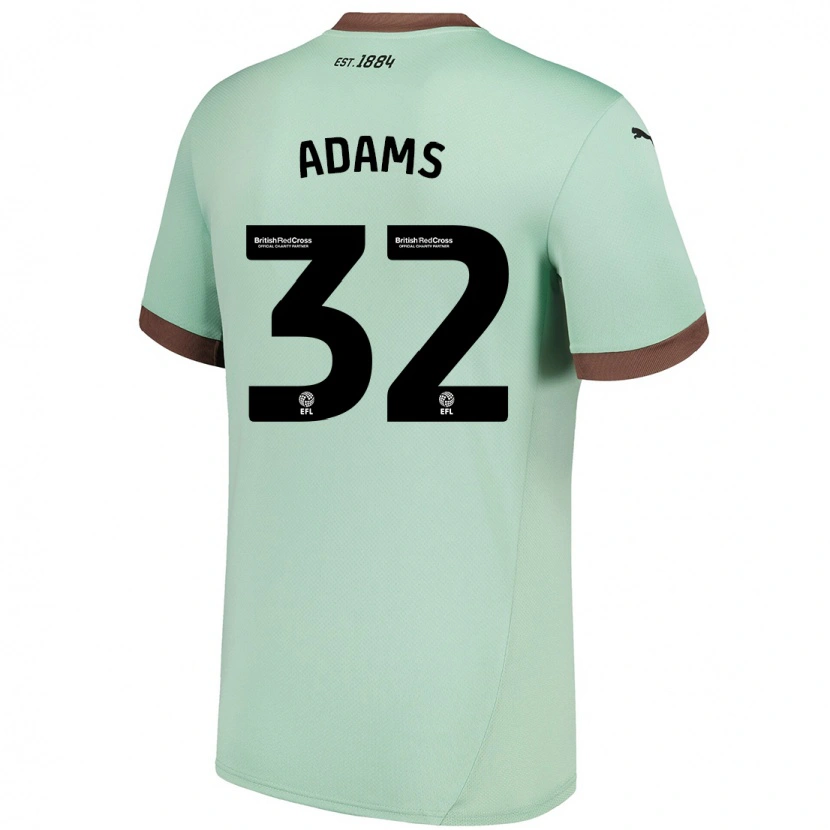 Danxen Kid Ebou Adams #32 Pale Green Away Jersey 2024/25 T-Shirt