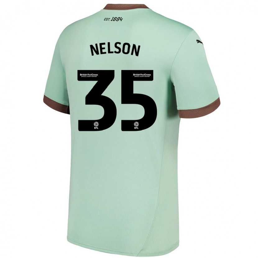 Danxen Kid Curtis Nelson #35 Pale Green Away Jersey 2024/25 T-Shirt