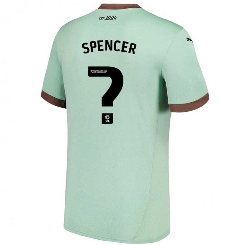 Danxen Kid Morten Spencer #0 Pale Green Away Jersey 2024/25 T-Shirt