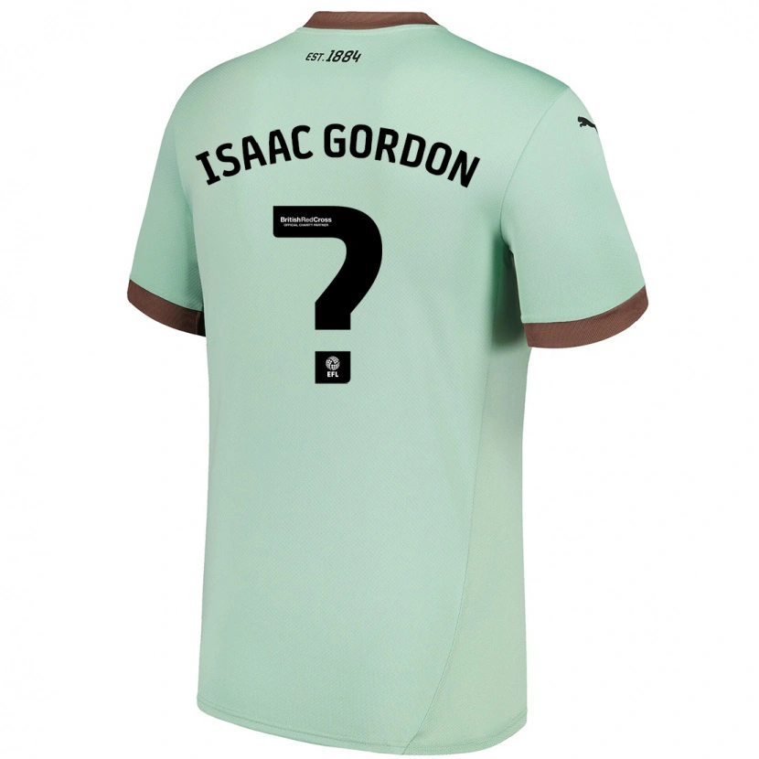 Danxen Kid Isaac Gordon #0 Pale Green Away Jersey 2024/25 T-Shirt