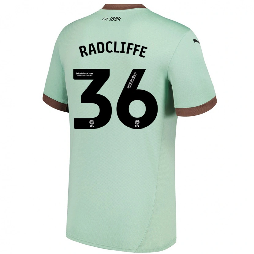 Danxen Kid Ben Radcliffe #36 Pale Green Away Jersey 2024/25 T-Shirt