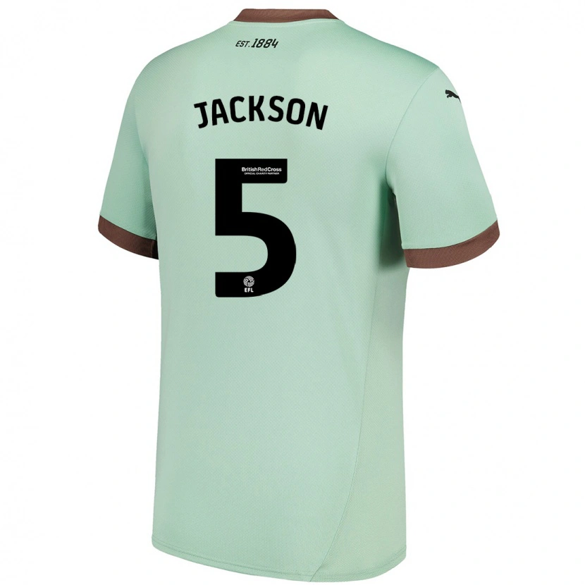 Danxen Kid Sarah Jackson #5 Pale Green Away Jersey 2024/25 T-Shirt