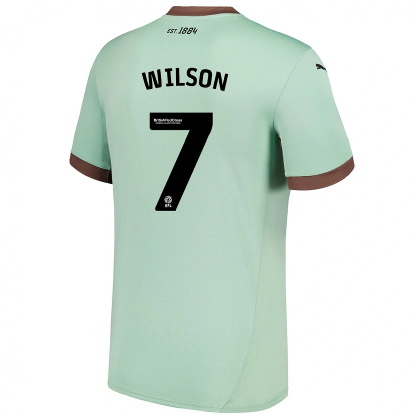 Danxen Kid Emelia Wilson #7 Pale Green Away Jersey 2024/25 T-Shirt