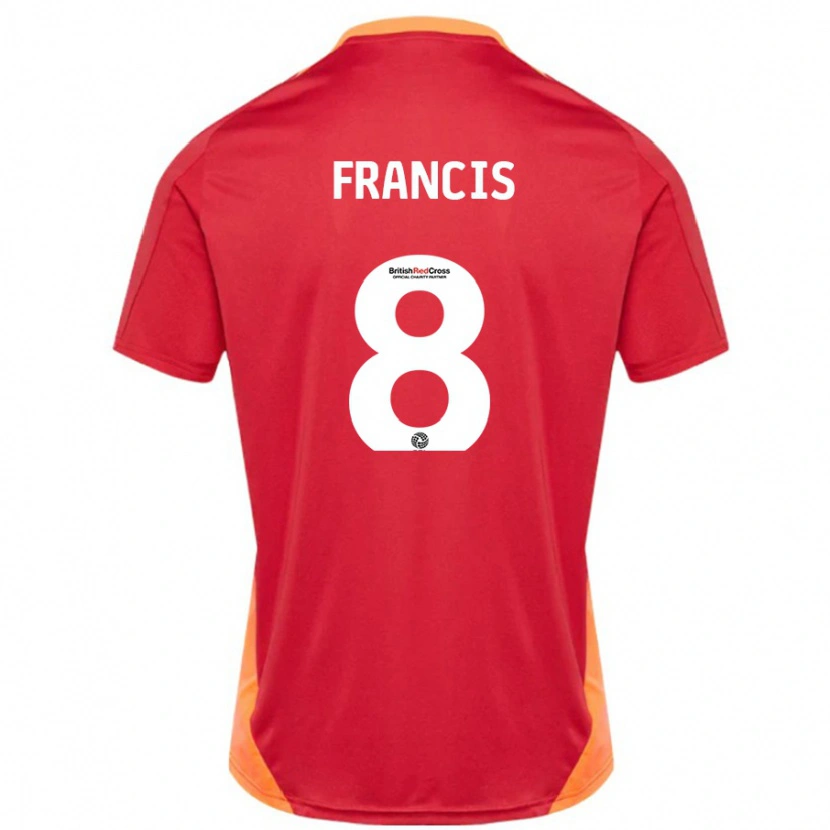 Danxen Kid Ed Francis #8 Blue Off White Away Jersey 2024/25 T-Shirt