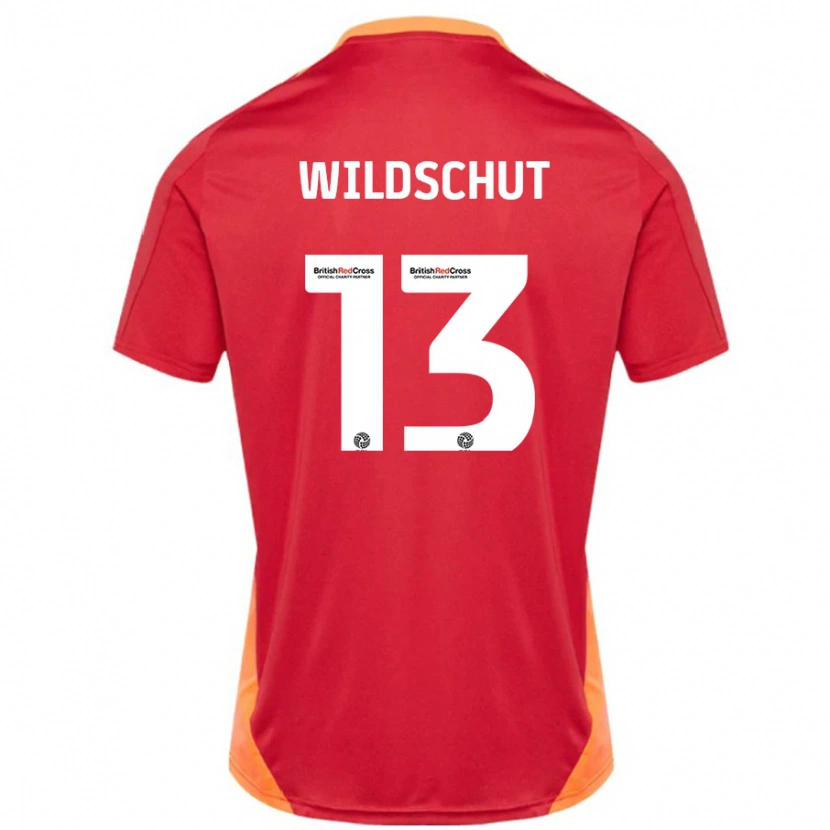 Danxen Kid Yanic Wildschut #13 Blue Off White Away Jersey 2024/25 T-Shirt