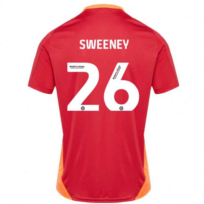 Danxen Kid Pierce Sweeney #26 Blue Off White Away Jersey 2024/25 T-Shirt