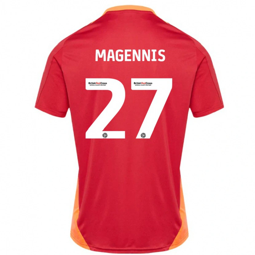 Danxen Kid Josh Magennis #27 Blue Off White Away Jersey 2024/25 T-Shirt