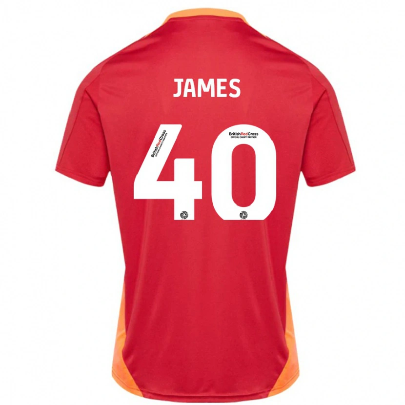 Danxen Kid Ed James #40 Blue Off White Away Jersey 2024/25 T-Shirt