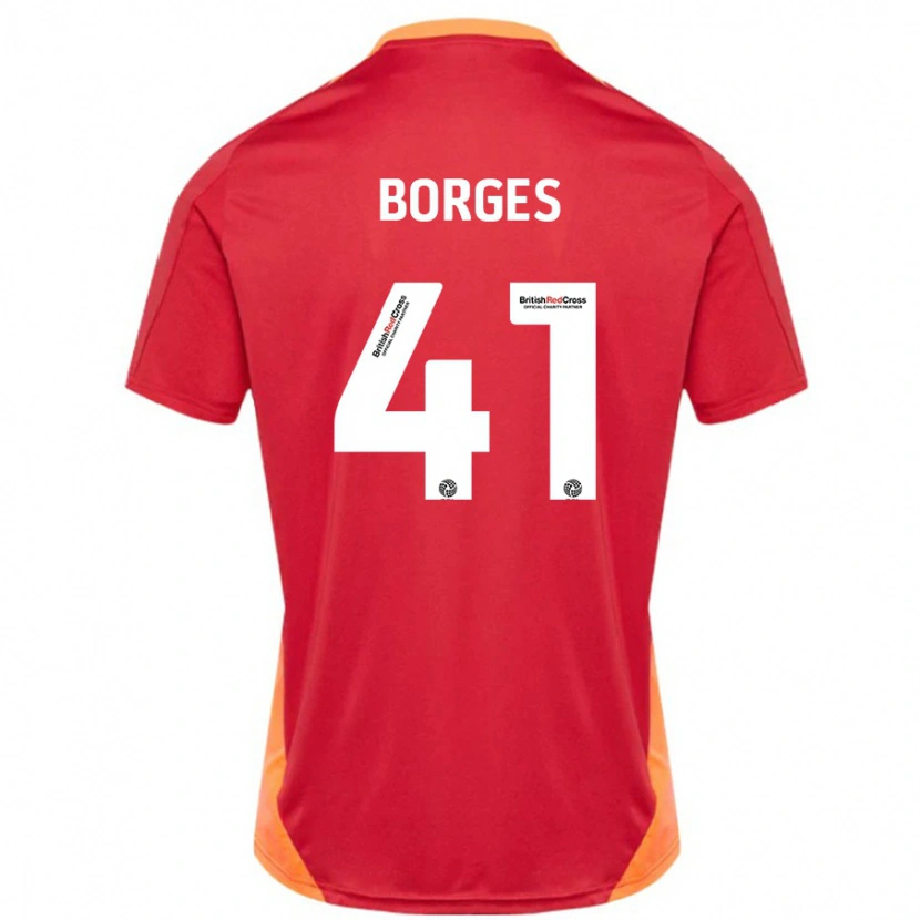 Danxen Kid Pedro Borges #41 Blue Off White Away Jersey 2024/25 T-Shirt