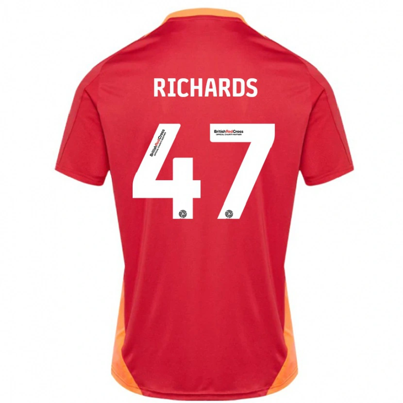 Danxen Kid Jake Richards #47 Blue Off White Away Jersey 2024/25 T-Shirt