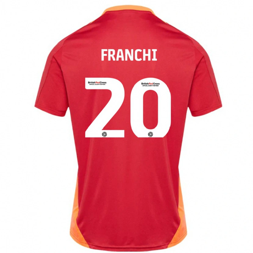 Danxen Kid Matilda Franchi #20 Blue Off White Away Jersey 2024/25 T-Shirt