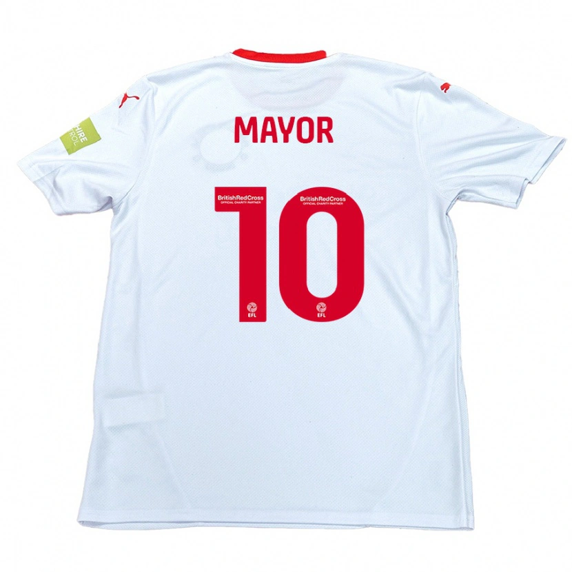 Danxen Kid Danny Mayor #10 White Away Jersey 2024/25 T-Shirt