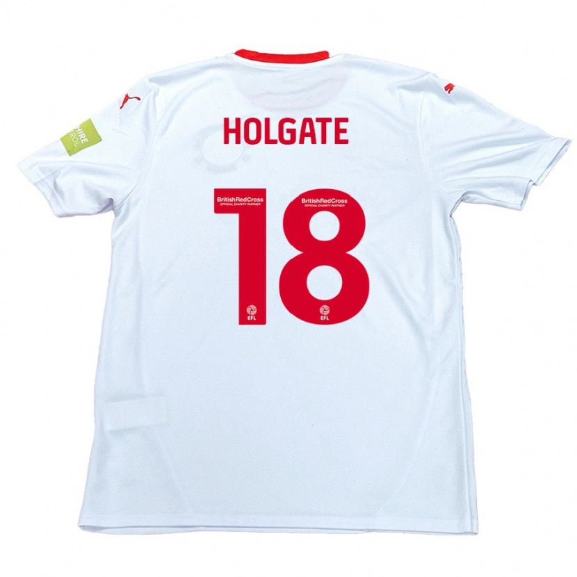 Danxen Kid Harrison Holgate #18 White Away Jersey 2024/25 T-Shirt