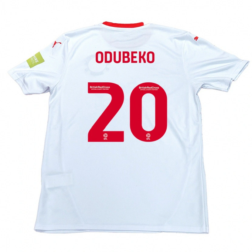 Danxen Kid Mipo Odubeko #20 White Away Jersey 2024/25 T-Shirt