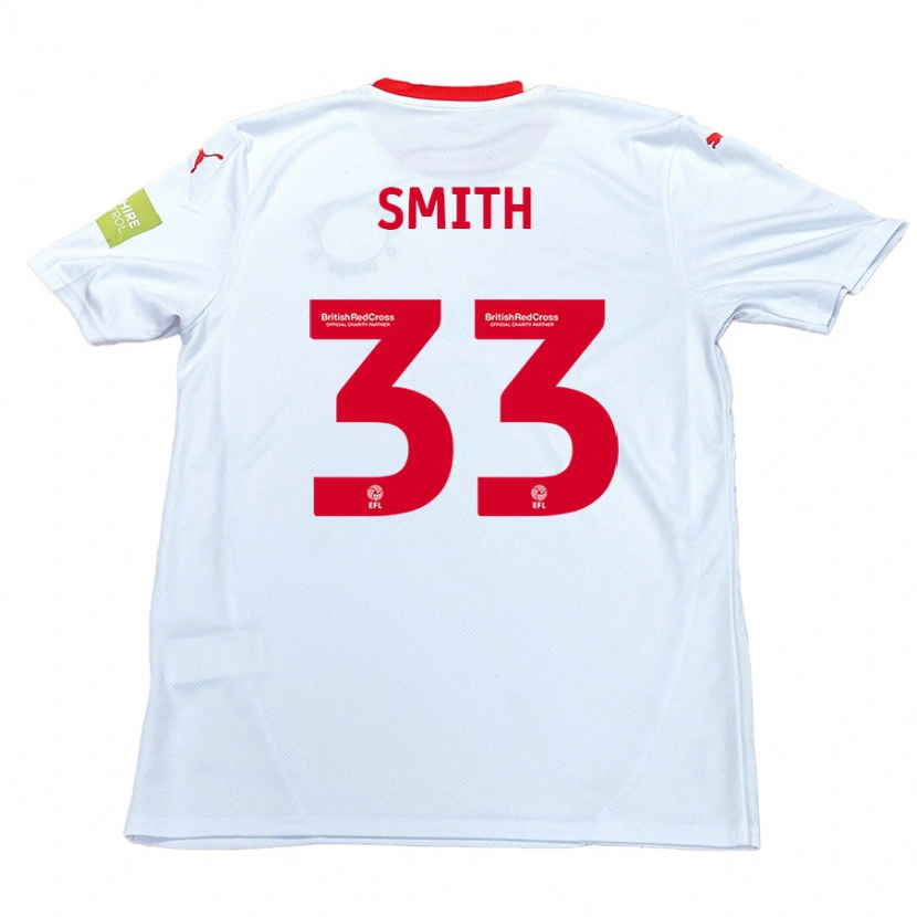 Danxen Kid Pele Smith #33 White Away Jersey 2024/25 T-Shirt