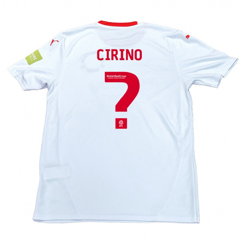 Danxen Kid Raffaele Cirino #0 White Away Jersey 2024/25 T-Shirt