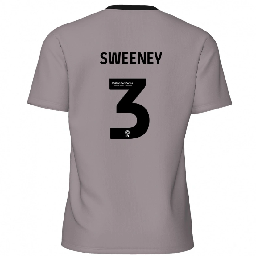 Danxen Kid Jayden Sweeney #3 Grey Away Jersey 2024/25 T-Shirt