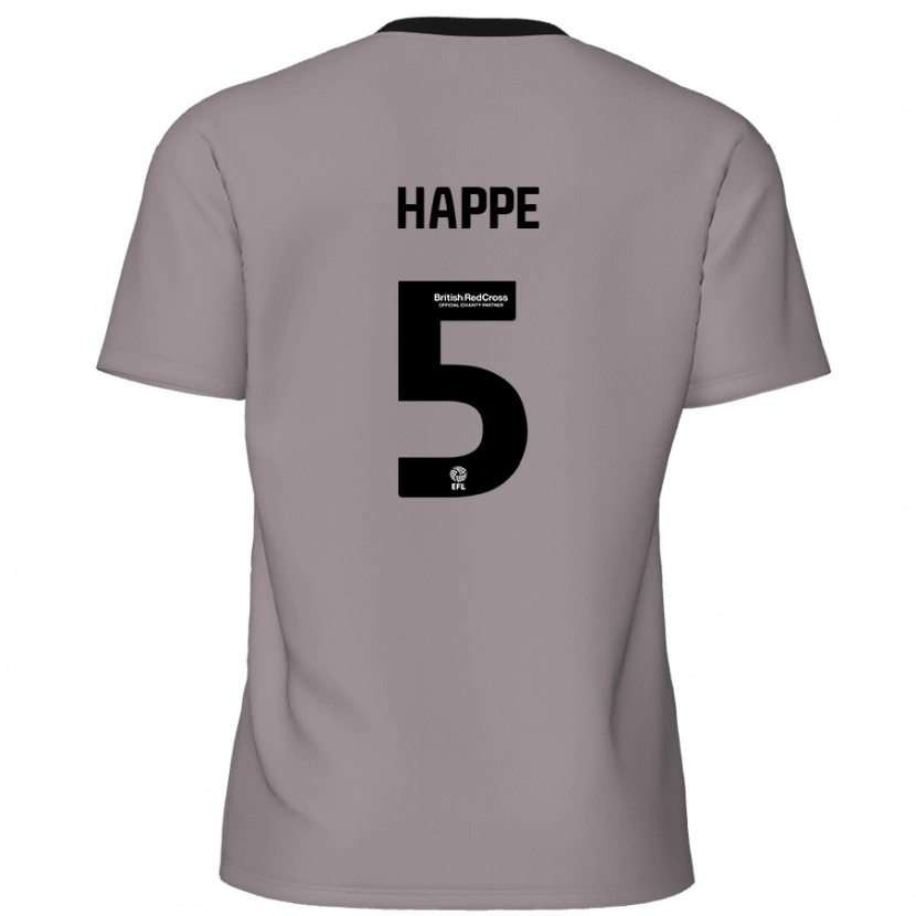 Danxen Kid Dan Happe #5 Grey Away Jersey 2024/25 T-Shirt