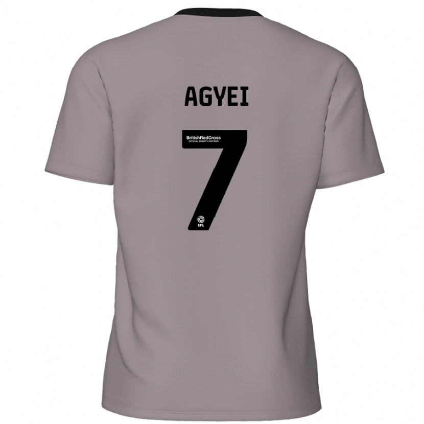 Danxen Kid Dan Agyei #7 Grey Away Jersey 2024/25 T-Shirt