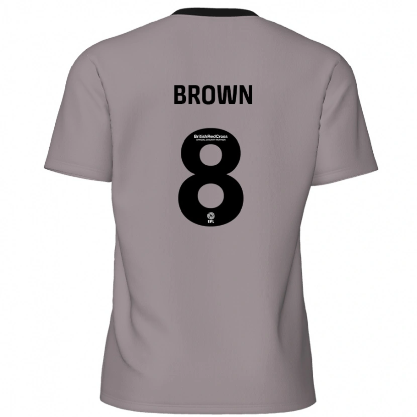 Danxen Kid Jordan Brown #8 Grey Away Jersey 2024/25 T-Shirt