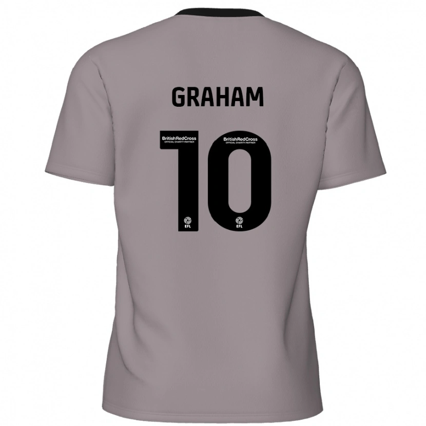 Danxen Kid Jordan Graham #10 Grey Away Jersey 2024/25 T-Shirt