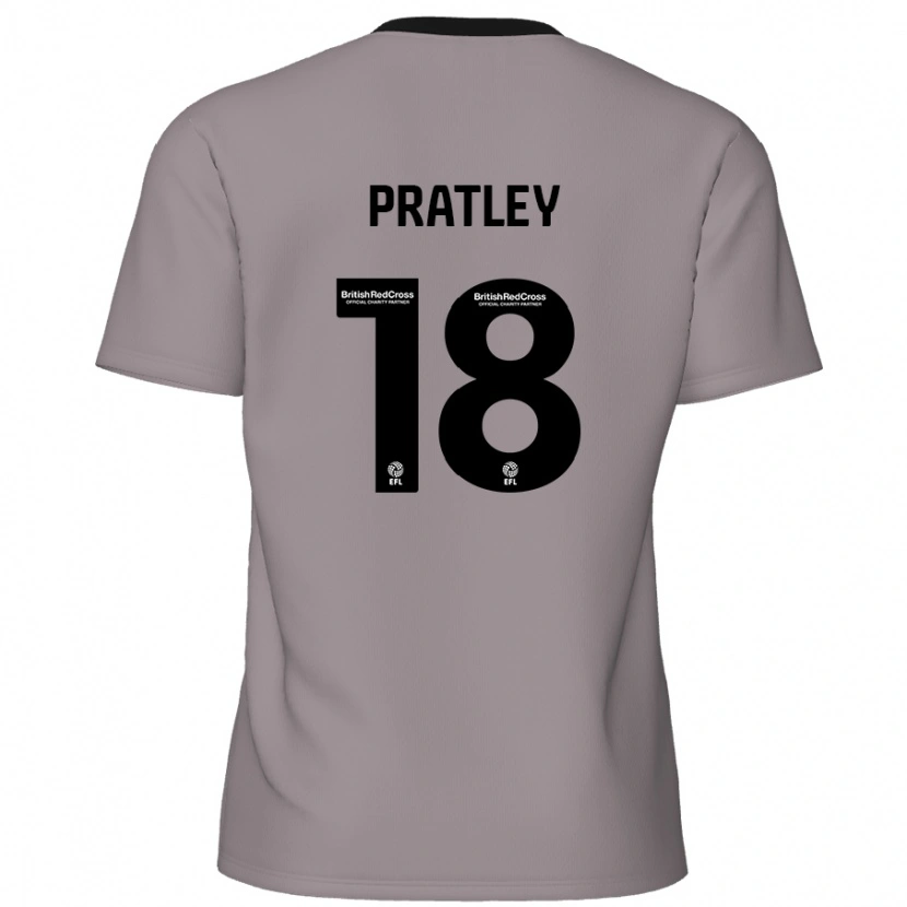 Danxen Kid Darren Pratley #18 Grey Away Jersey 2024/25 T-Shirt