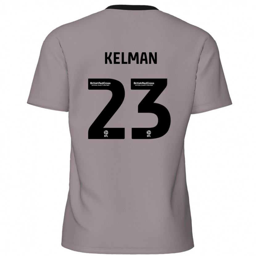 Danxen Kid Charlie Kelman #23 Grey Away Jersey 2024/25 T-Shirt