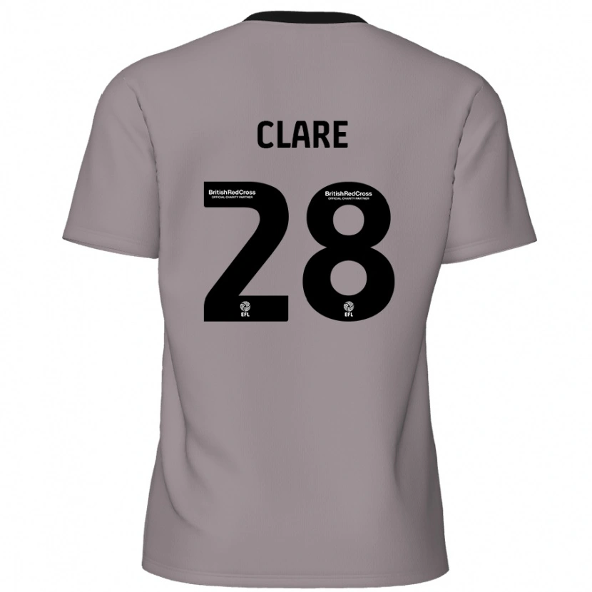 Danxen Kid Sean Clare #28 Grey Away Jersey 2024/25 T-Shirt